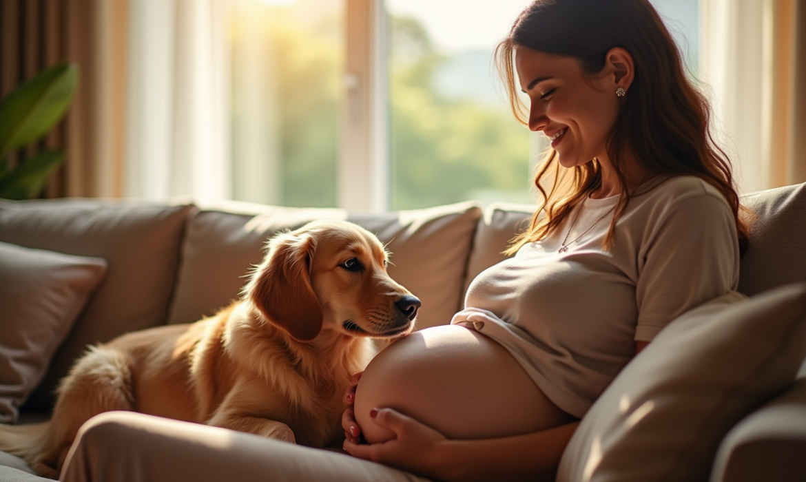 Les chiens sentent-ils la grossesse : comment les chiens réagissent à une femme enceinte ?