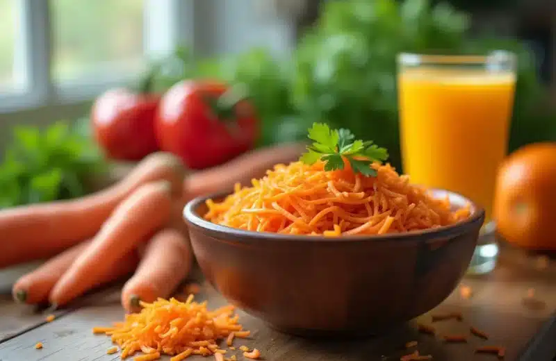 Carottes râpées : les bienfaits insoupçonnés pour votre santé